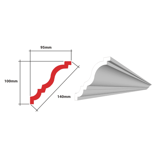 Alina EPS Premium Cornice - Image 2