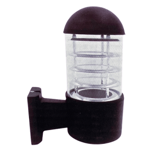 Clear Cylinder Outdoor Wall Lamp