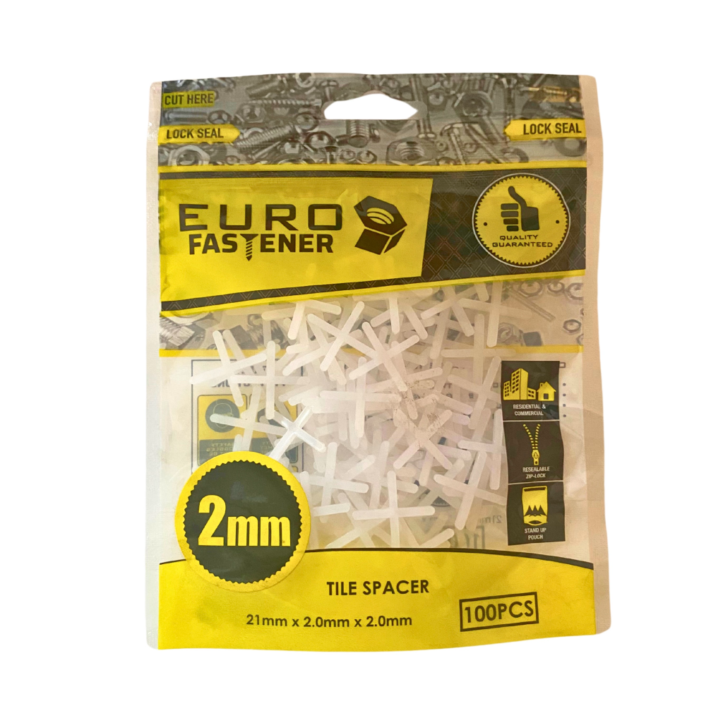Tile File Fastener Euro Fastener Tile Spacer 2.0mm | The Build Shop