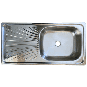 Single Bowl with Drainer Drop In Kitchen Sink
