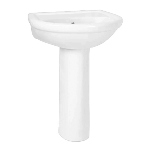 Wall Mounted Basin & Floor Pedestal Set - 812 x 465 x 570mm