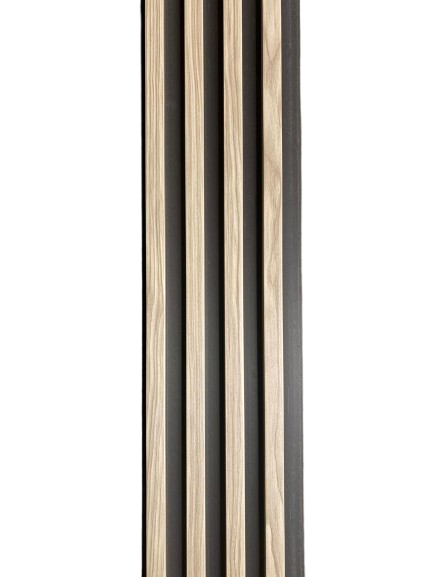 WPC Wall Panel - Driftwood & Black