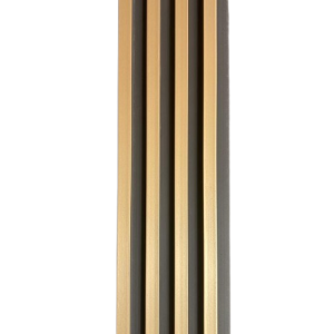 WPC Wall Panel - Matte Gold & Black
