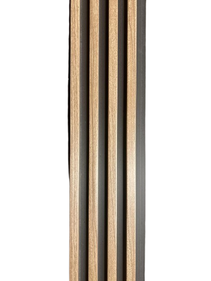 WPC Wall Panel - Teak Wood & Black