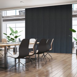 Acoustic Wood Slatted Wall Panel 600 × 2400mm - Alpine Wood - Image 4