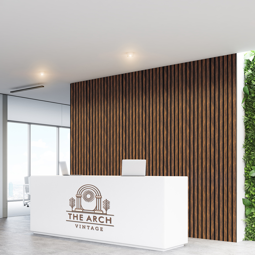 Acoustic Wood Slatted Wall Panel 600 × 2400mm - Ebony - Image 5