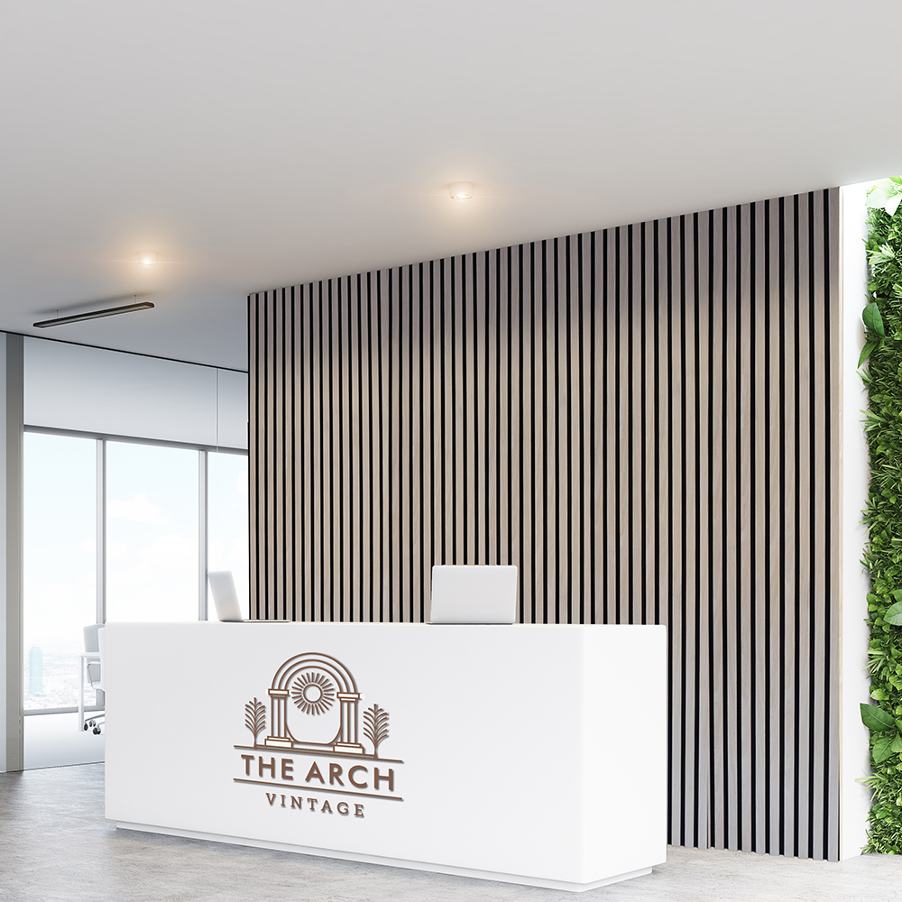 Acoustic Wood Slatted Wall Panel 600 × 2400mm - Light Oak - Image 5