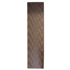 Acoustic Wood Slatted Wall Panel 600 × 2400mm - Natural Walnut