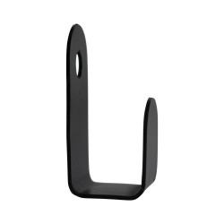 Slatted Panel Single Steel Wall Coat Hook