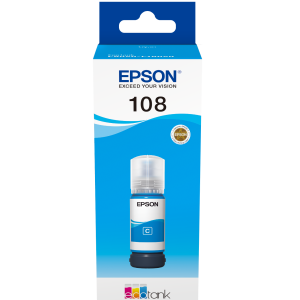 Epson 108 Cyan Ink Bottle