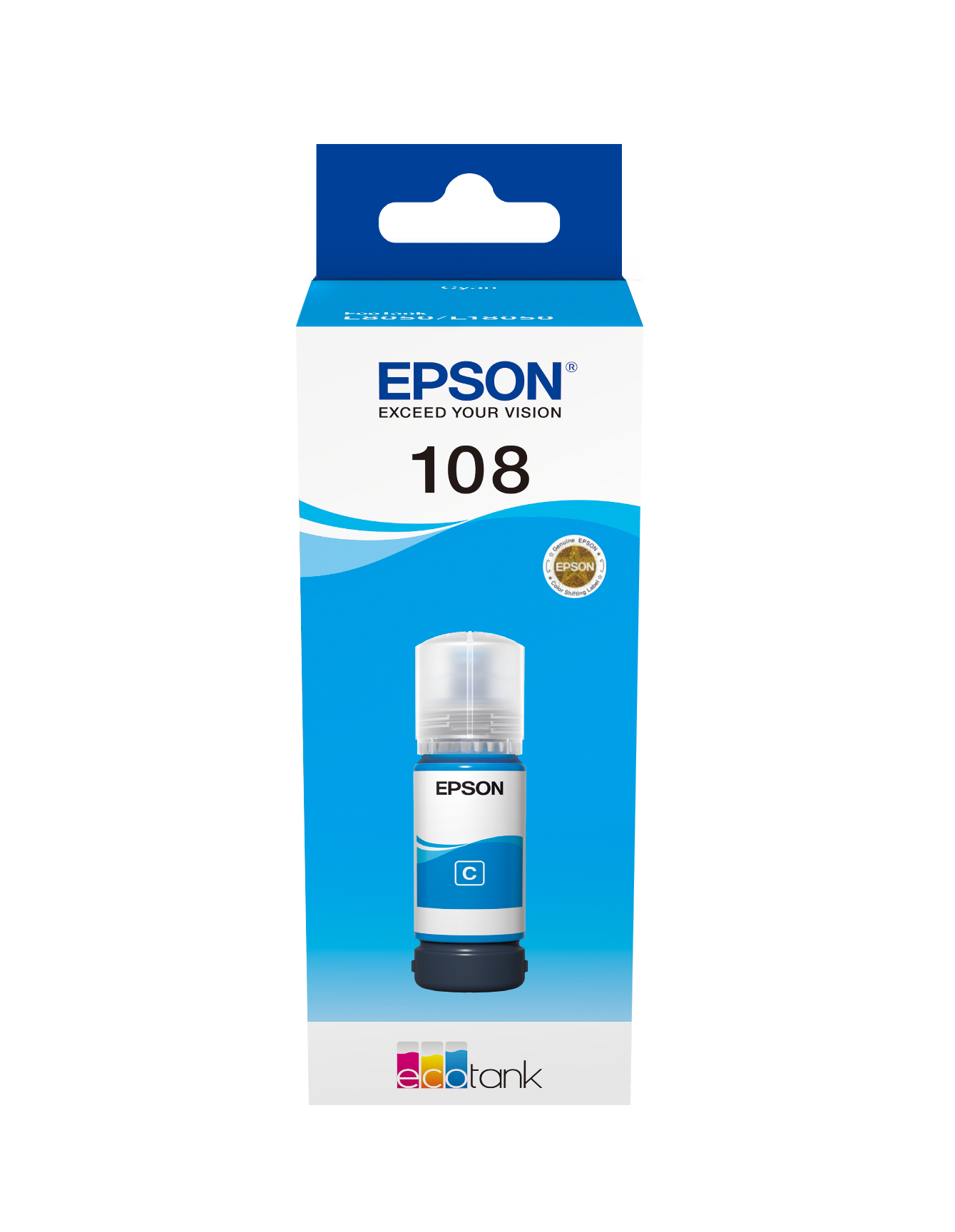 Epson 108 Cyan Ink Bottle