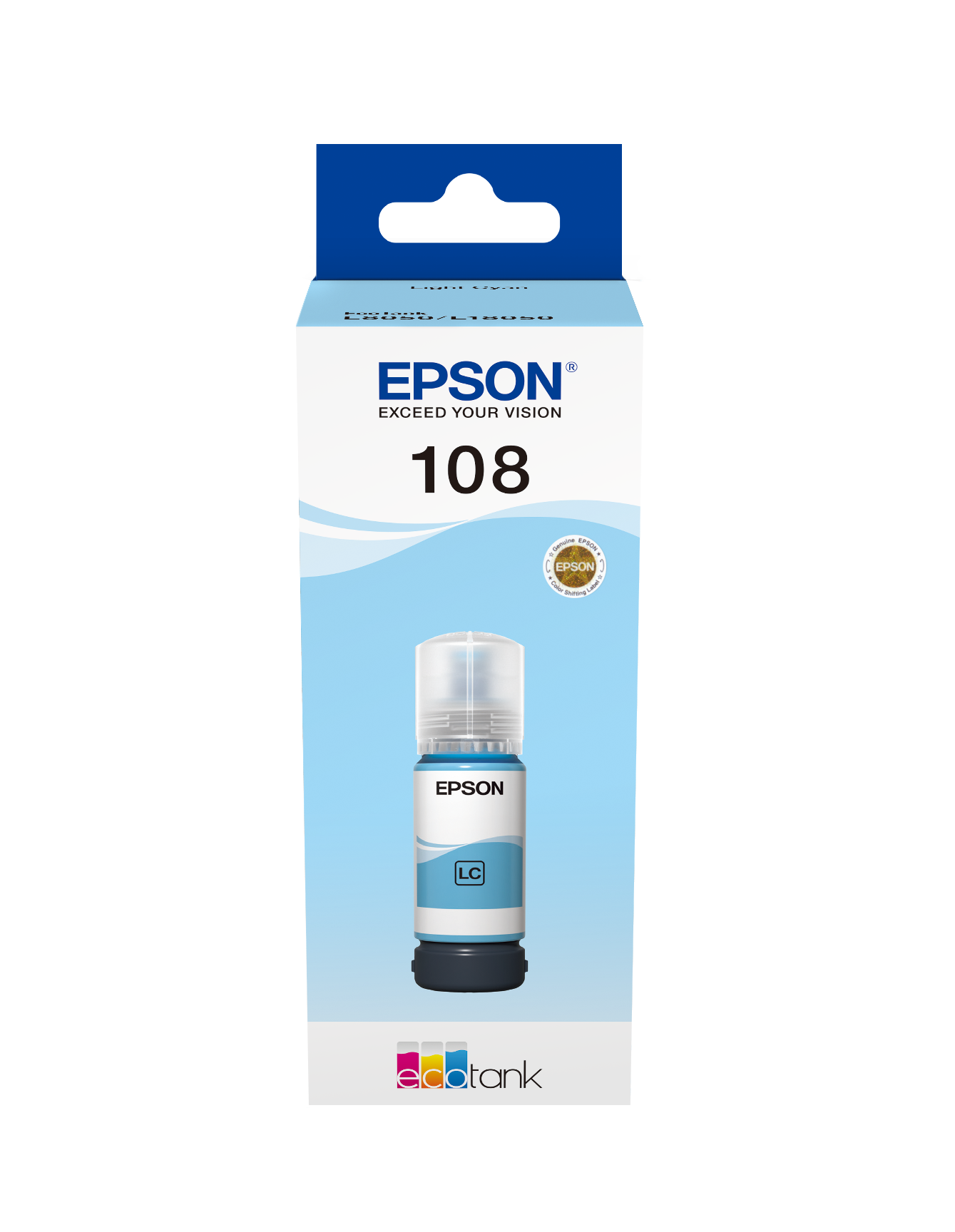 Epson 108 Light Cyan Ink Bottle