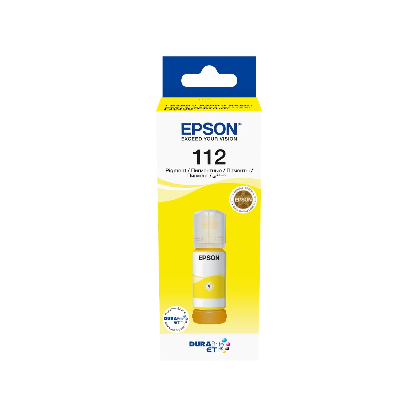 Epson 112 Yellow Ink Bottle - Image 2