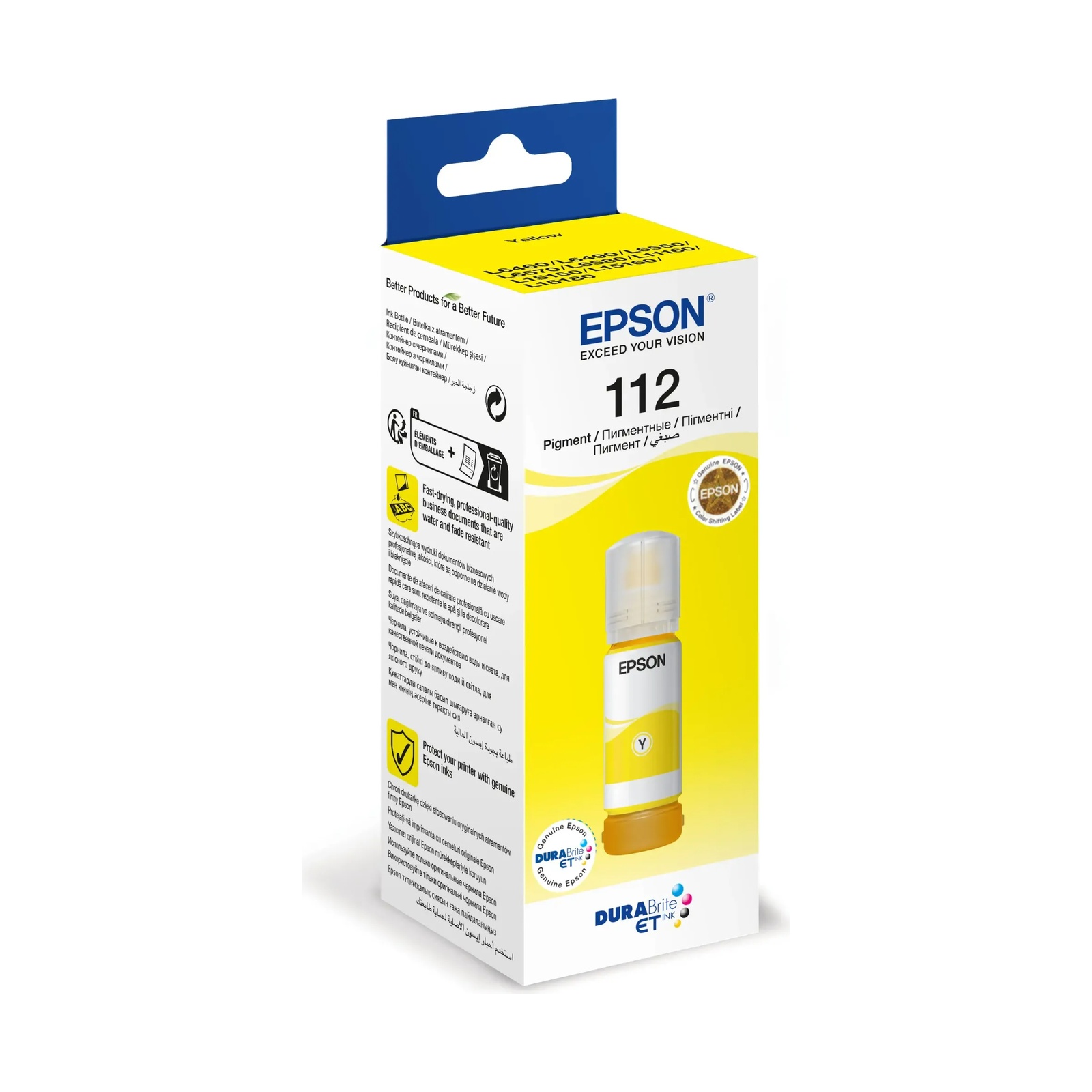 Epson 112 Yellow Ink Bottle
