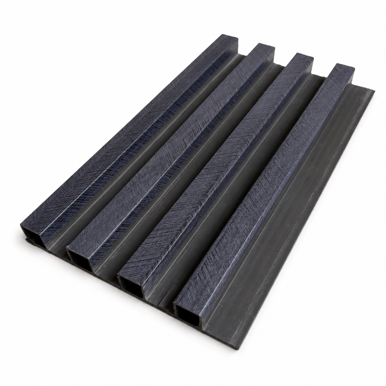 WPC 3D Slat Wall Panels 2900 x 160 mm - Blue Canvas | Pack of 10