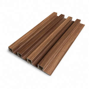 WPC 3D Slat Wall Panels 2900 x 160 mm - Classic Walnut | Pack of 10