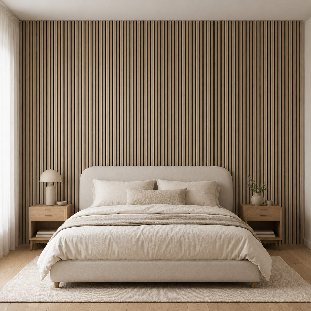 WPC 3D Slat Wall Panels 2900 x 160 mm - Light Oak | Pack of 10 - Image 2