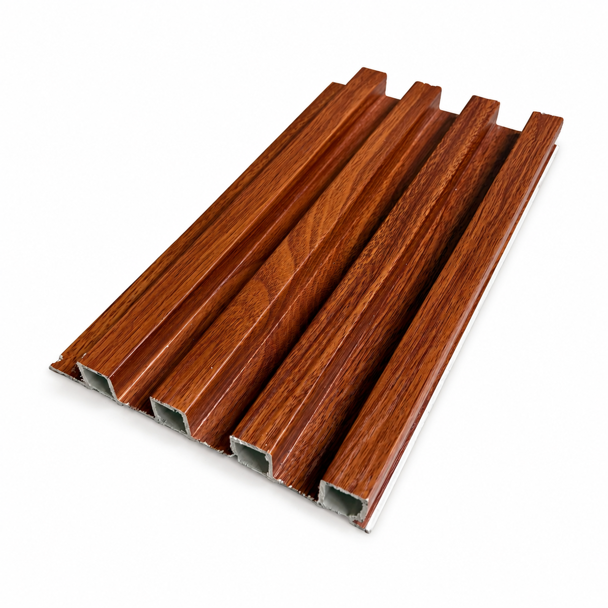 WPC 3D Slat Wall Panels 2900 x 160 mm - Rosewood | Pack of 10