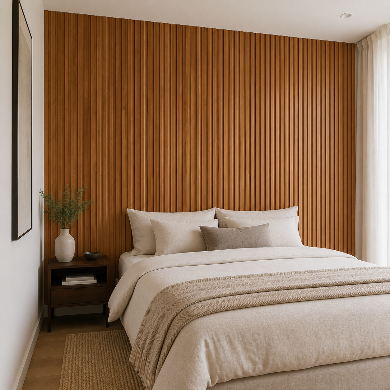 WPC 3D Slat Wall Panels 2900 x 160 mm - Rustic Oak | Pack of 10 - Image 2
